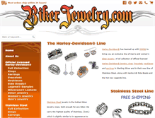 Tablet Screenshot of bikerjewelry.com